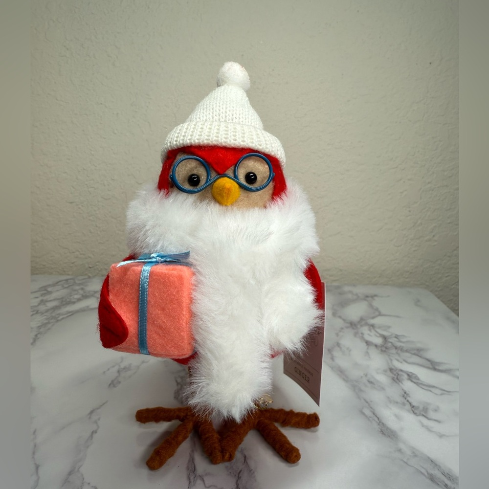 Target 2023 Featherly Friends Bird With Glasses & Gift Ginger Wondershop